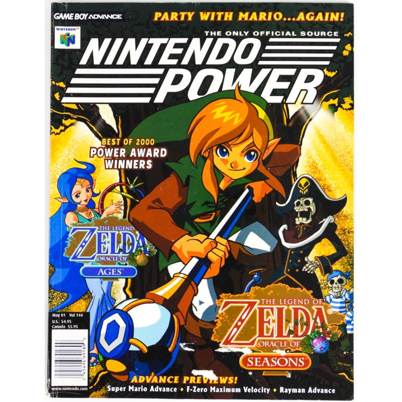 Zelda Oracle Of Seasons [Volume 144] [Nintendo Power] (Magazines)