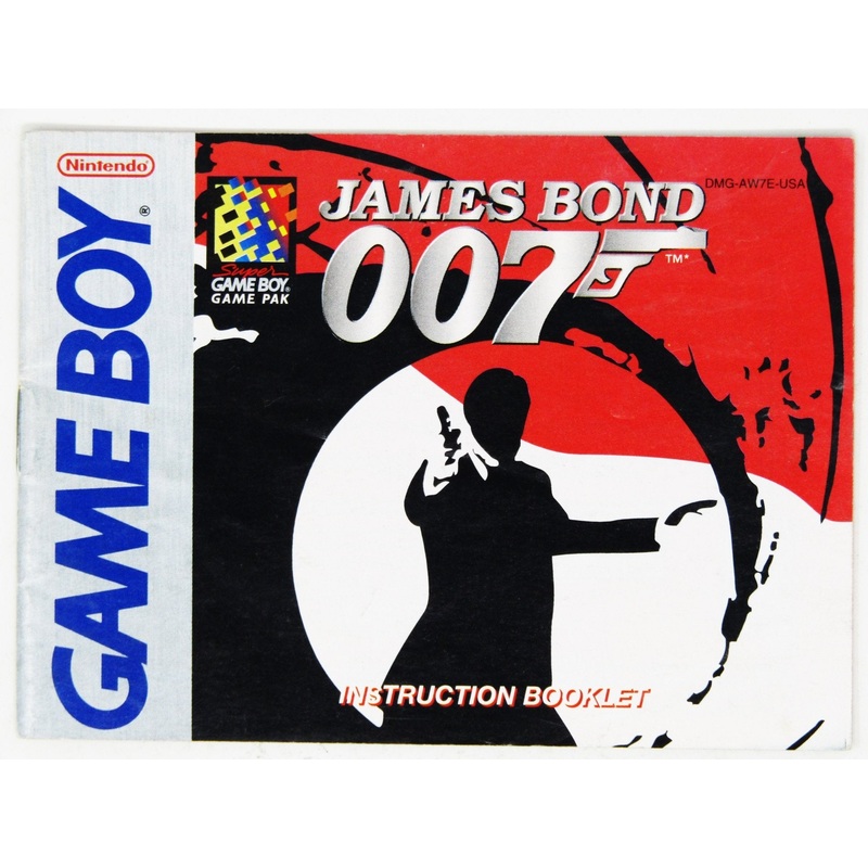 007 James Bond [Manual] (Game Boy)