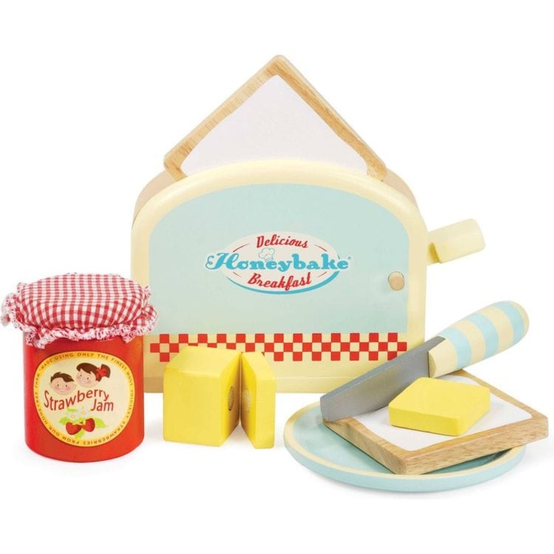 Pop-up Toaster and Breakfast Set – 8 Pieces