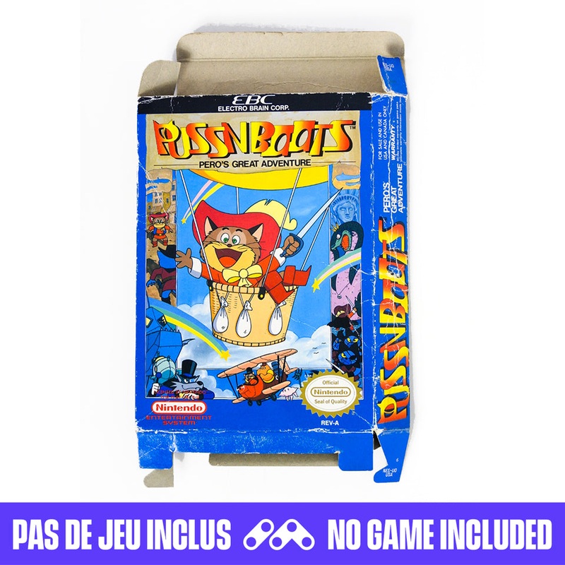 Puss N’ Boots: Pero’s Great Adventure [Box] (Nintendo / NES)