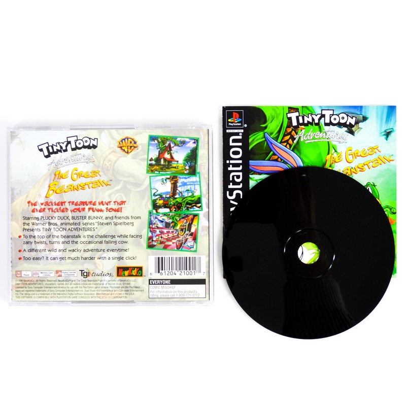 Tiny Toon Adventures The Great Beanstalk (Playstation / PS1)