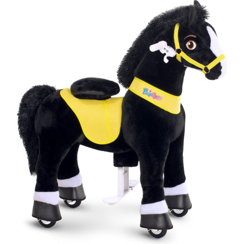 Black Ride-On Horse – Ages 3-5