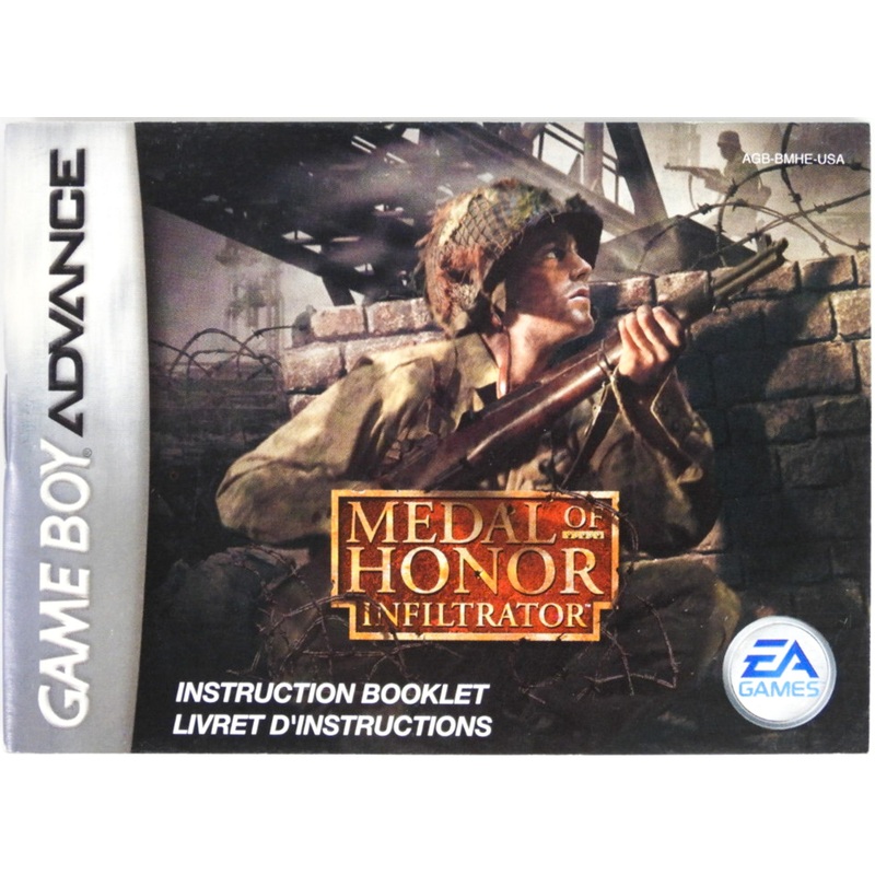Medal Of Honor Infiltrator [Manual] (Game Boy Advance / GBA)