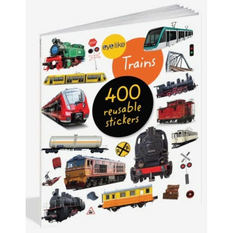 Eyelike Trains (400 Reusable Stickers)