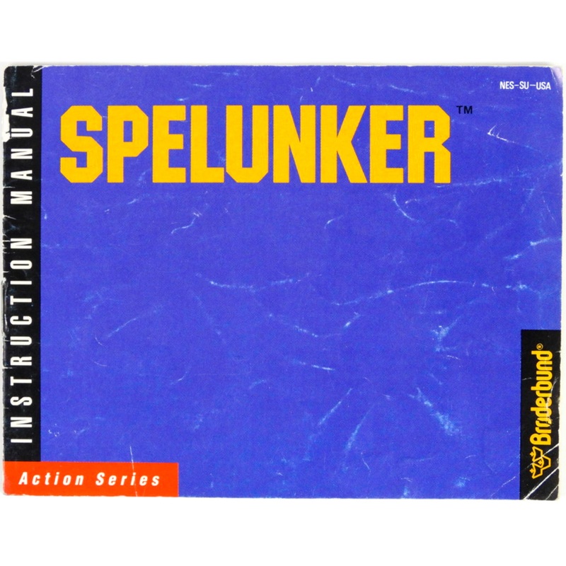 Spelunker [Manual] (Nintendo / NES)