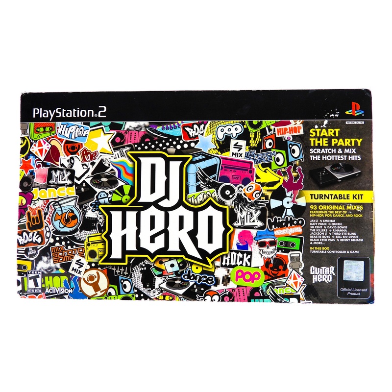 DJ Hero [Turntable Bundle] (Playstation 2 / PS2)