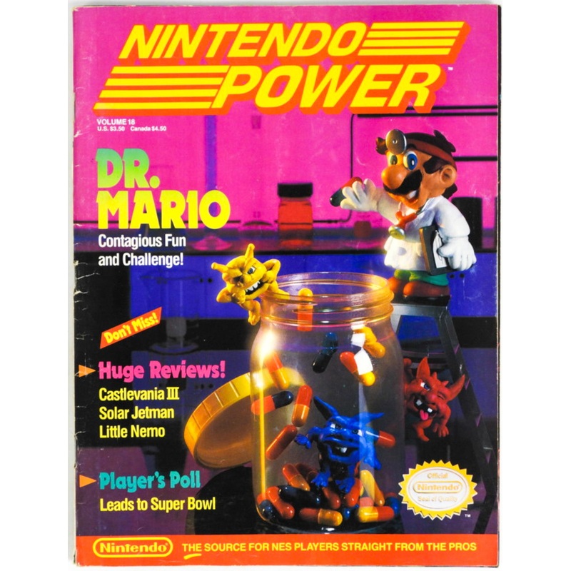 Dr. Mario [Volume 18] [Nintendo Power] (Magazines)