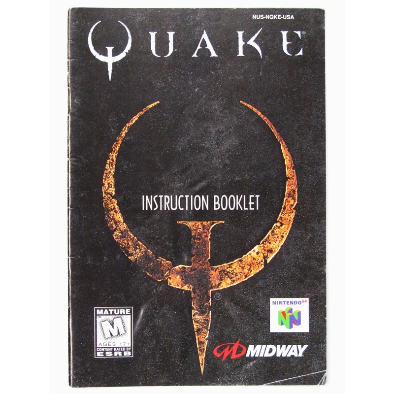 Quake [Manual] (Nintendo 64 / N64)