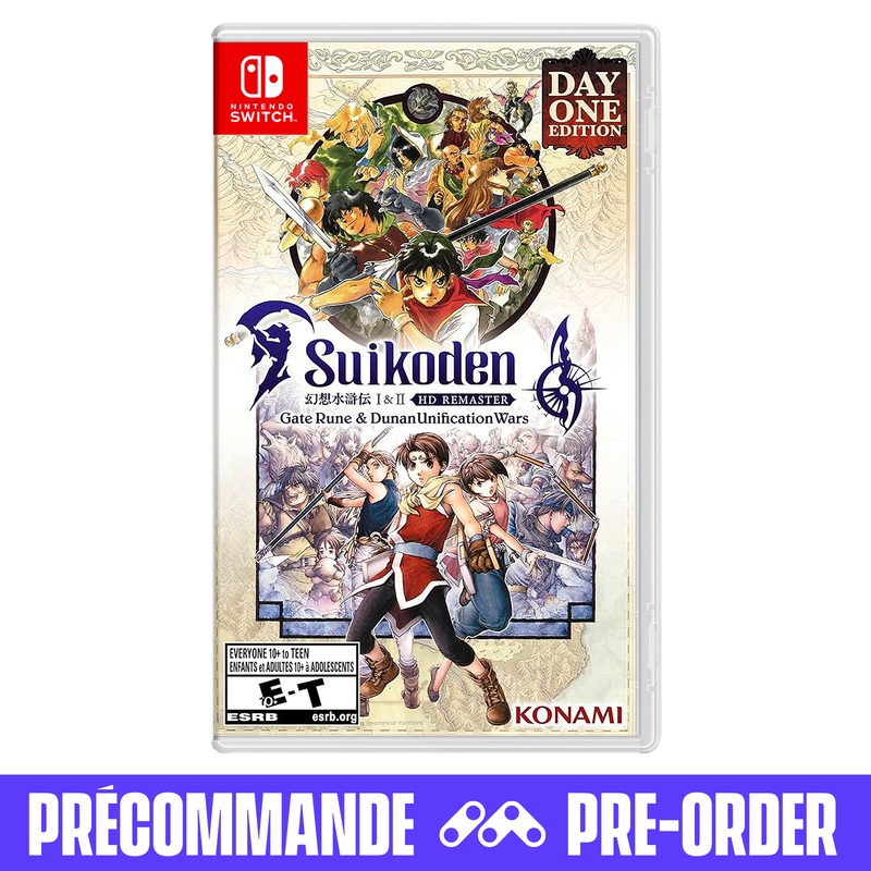 *PRCOMMANDE* Suikoden I & II HD Remaster (Nintendo Switch)