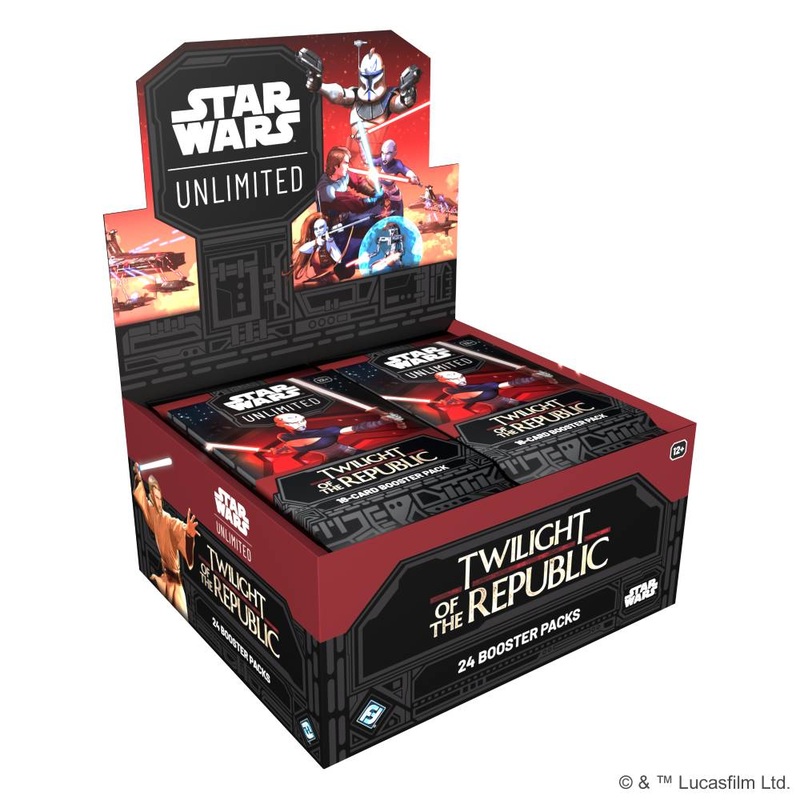 Star Wars Unlimited : Twilight of the Republic – Booster display