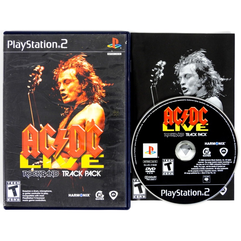 AC/DC Live Rock Band Track Pack (Playstation 2 / PS2)