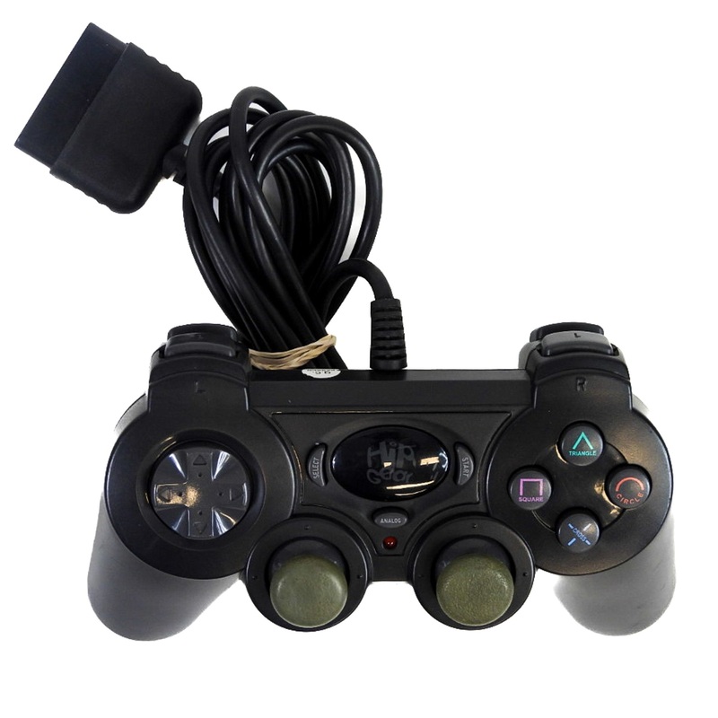 Black Wired Controller [Hip Gear] (Playstation 2 / PS2)