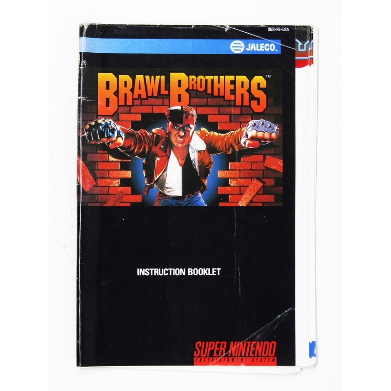 Brawl Brothers [Manual] (Super Nintendo / SNES)
