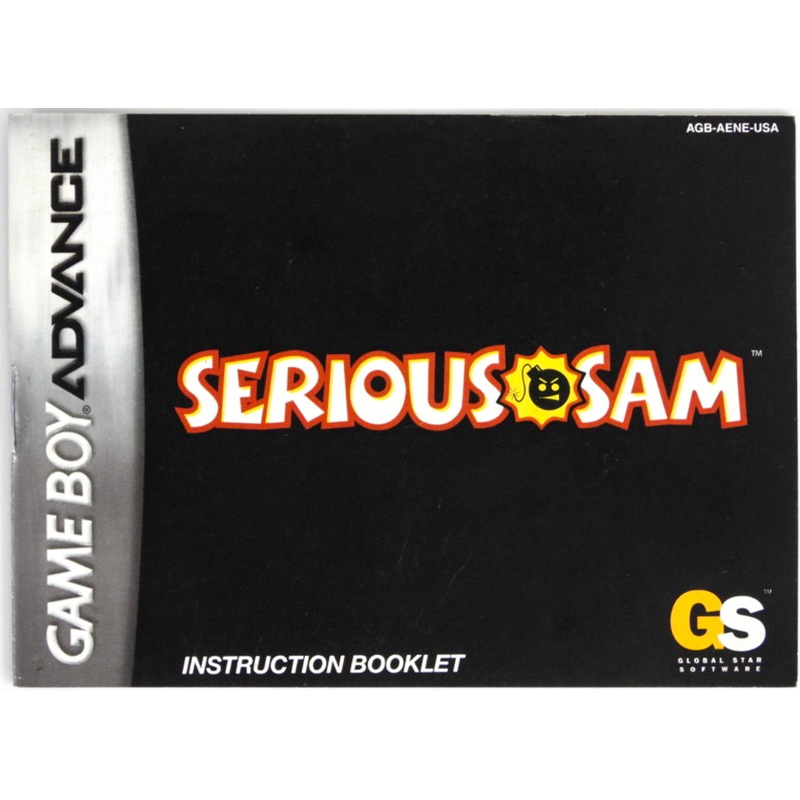 Serious Sam Advance [Manual] (Game Boy Advance / GBA)