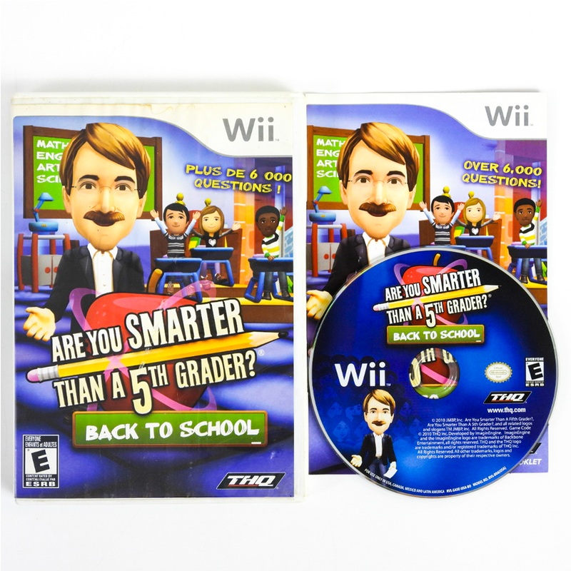 Are You Smarter Than A 5th Grader? Back To School (Nintendo Wii)