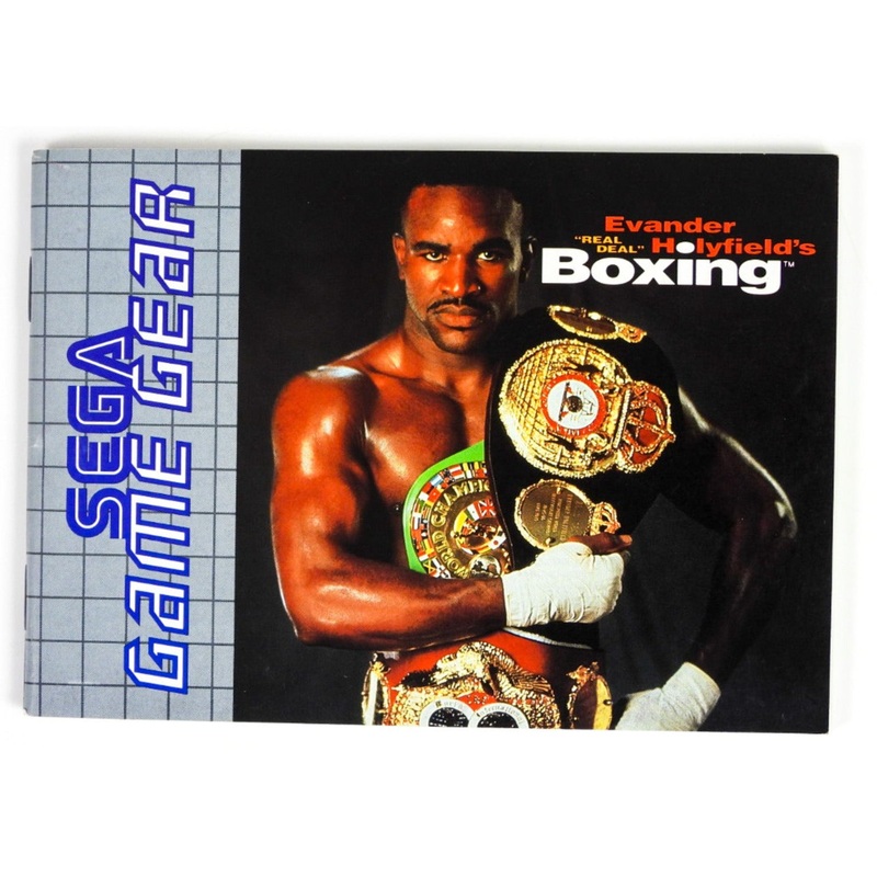 Evander Holyfield’s Real Deal Boxing [Manual] (Sega Game Gear)