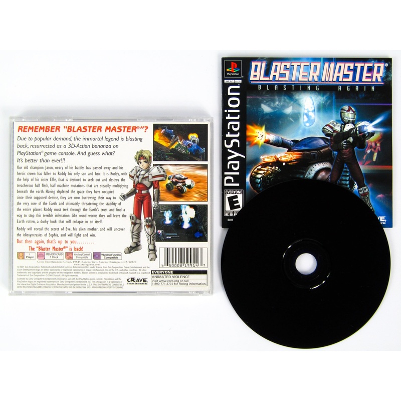 Blaster Master Blasting Again (Playstation / PS1)