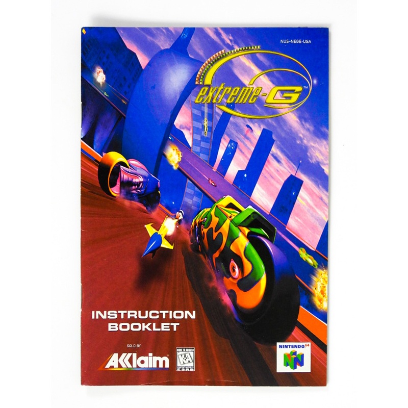 Extreme G [Manual] (Nintendo 64 / N64)