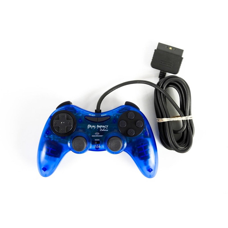 Performance Dual Impact Colors Game Pad Controller (Playstation 1 / Playstation 2)