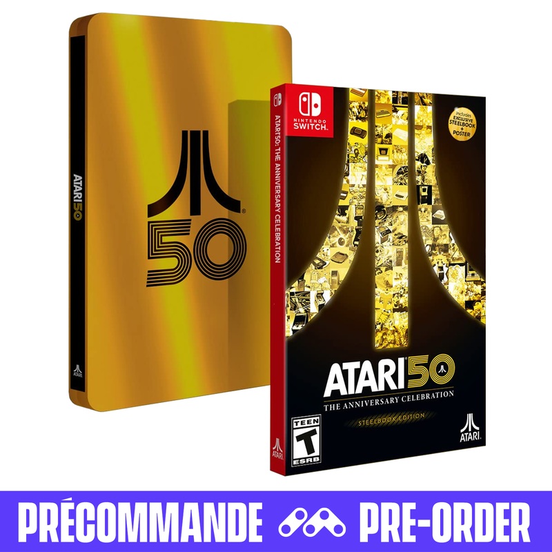 *PRCOMMANDE* Atari 50: The Anniversary Celebration [Steelbook Edition] (Nintendo Switch)