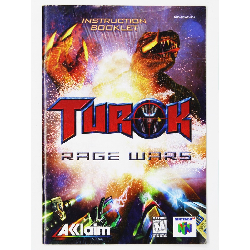Turok Rage Wars [Manual] (Nintendo 64 / N64)