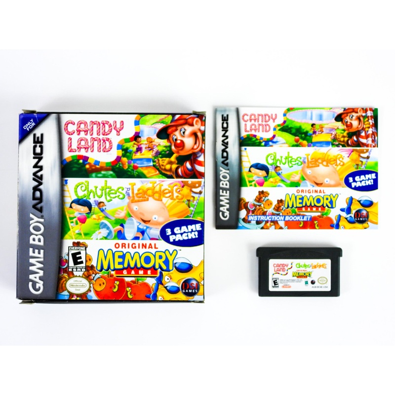 Candy Land/Chutes And Ladders/Memory (Game Boy Advance / GBA)