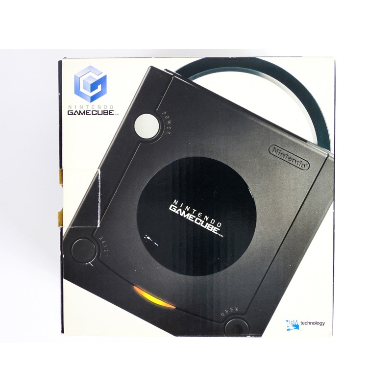 Nintendo GameCube System [DOL-001] Black with 1 Assorted Controller