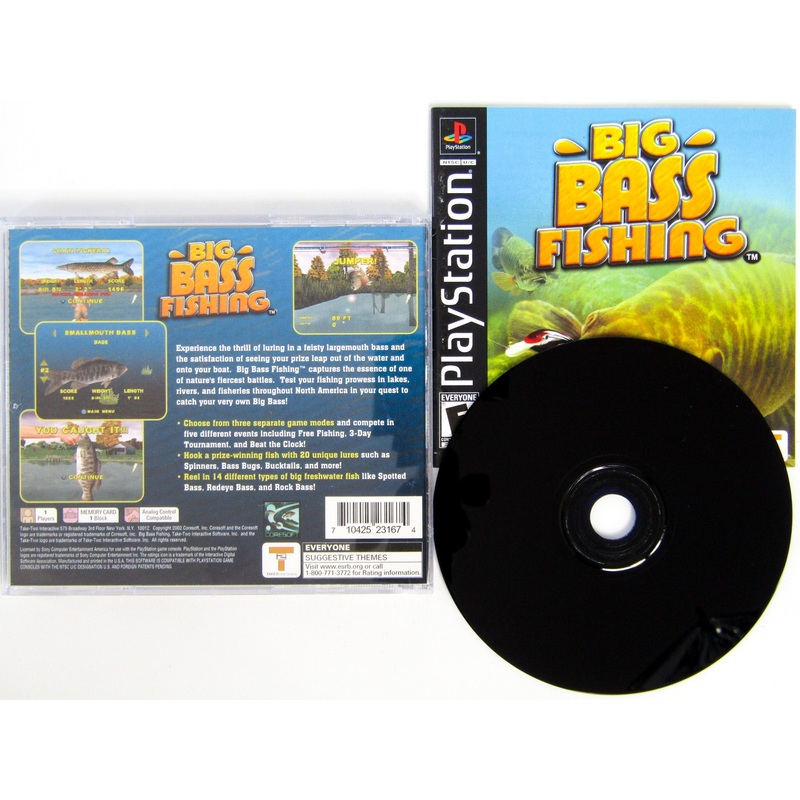 Big Bass Fishing (Playstation / PS1)