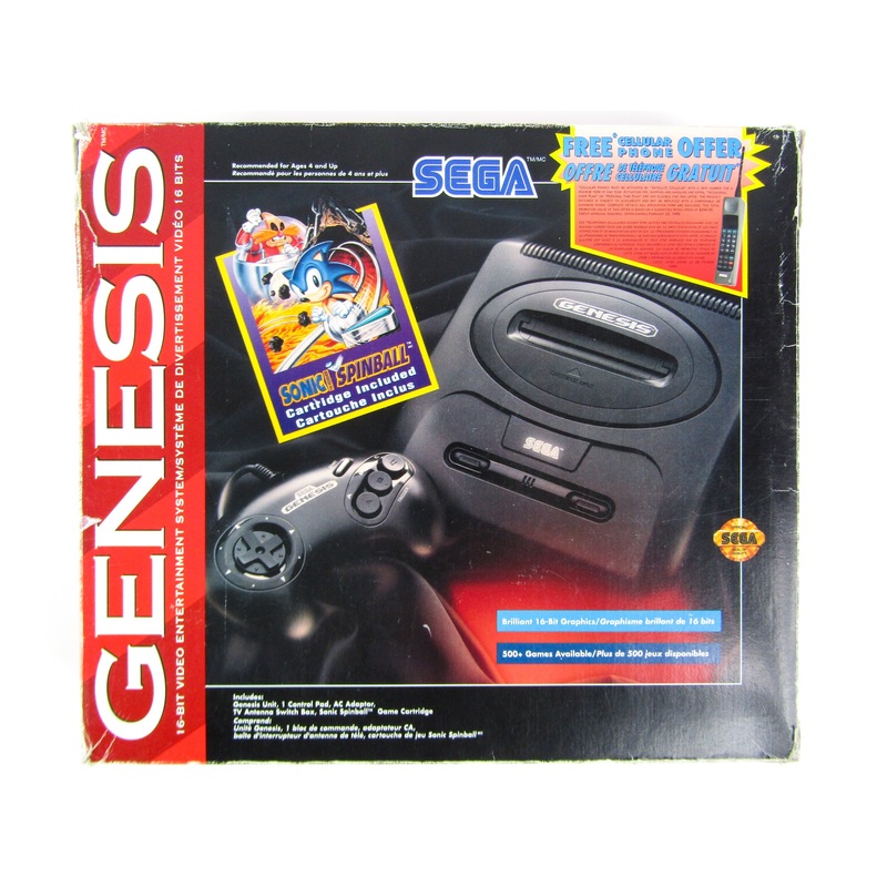 Sega Genesis System Model 2 [Sonic Spinball Edition]