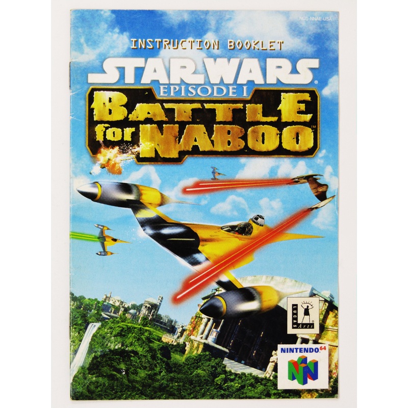 Star Wars Battle For Naboo [Manual] (Nintendo 64 / N64)