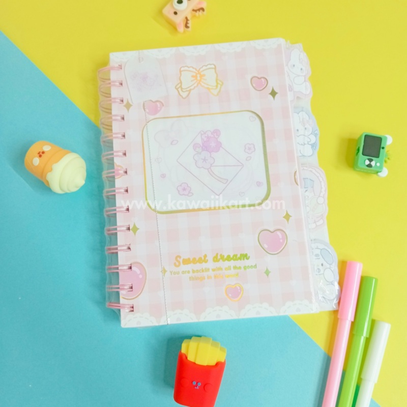 Kawaii Sweet Dreams Diary – Peach – Single Piece