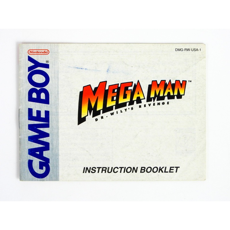 Mega Man: Dr Wily’s Revenge [Manual] (Game Boy)