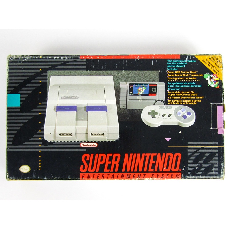 Super Nintendo System [Super Mario World Set] (SNES)
