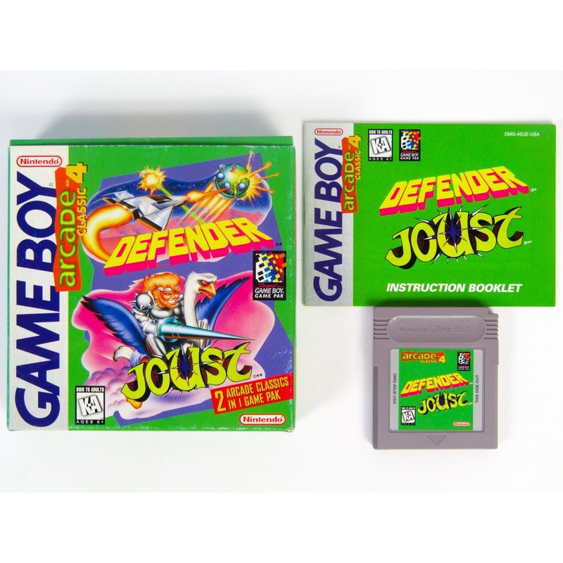 Arcade Classic 4: Defender And Joust (Game Boy)