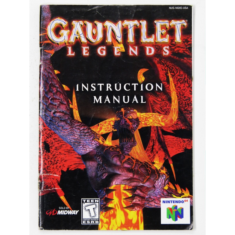 Gauntlet Legends [Manual] (Nintendo 64 / N64)