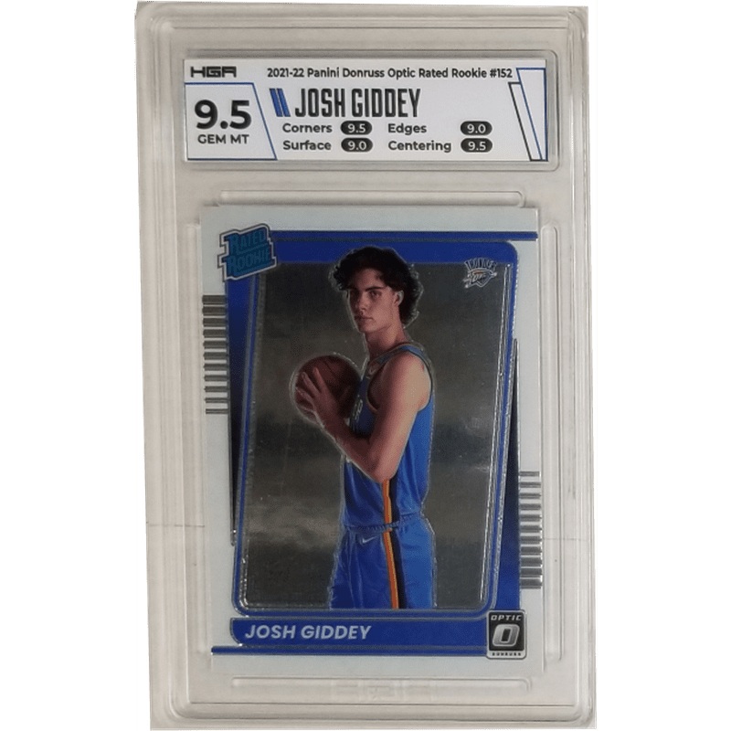 Josh Giddey: 2021-22 Panini Donruss Optic Rated Rookie #152 HGA 9.5