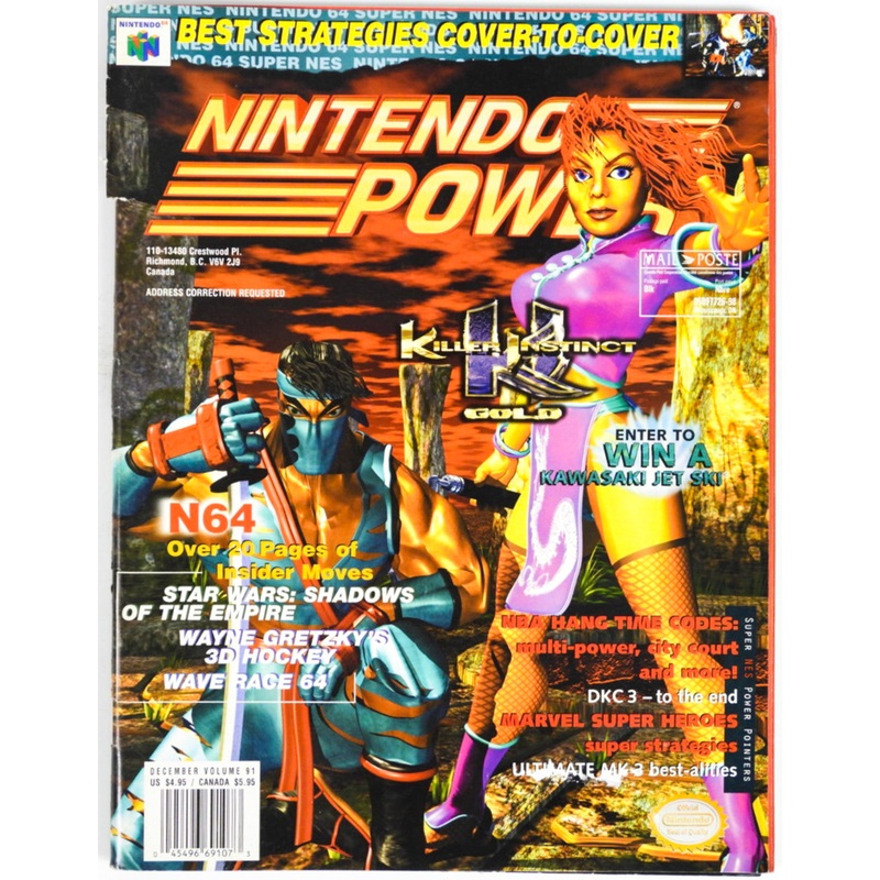 Killer Instinct Gold [Volume 91] [Nintendo Power] (Magazines)