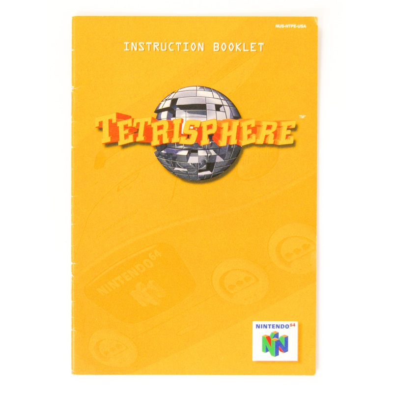 Tetrisphere [Manual] (Nintendo 64 / N64)