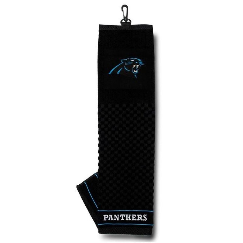 Golf Towel: Carolina Panthers – Embroidered