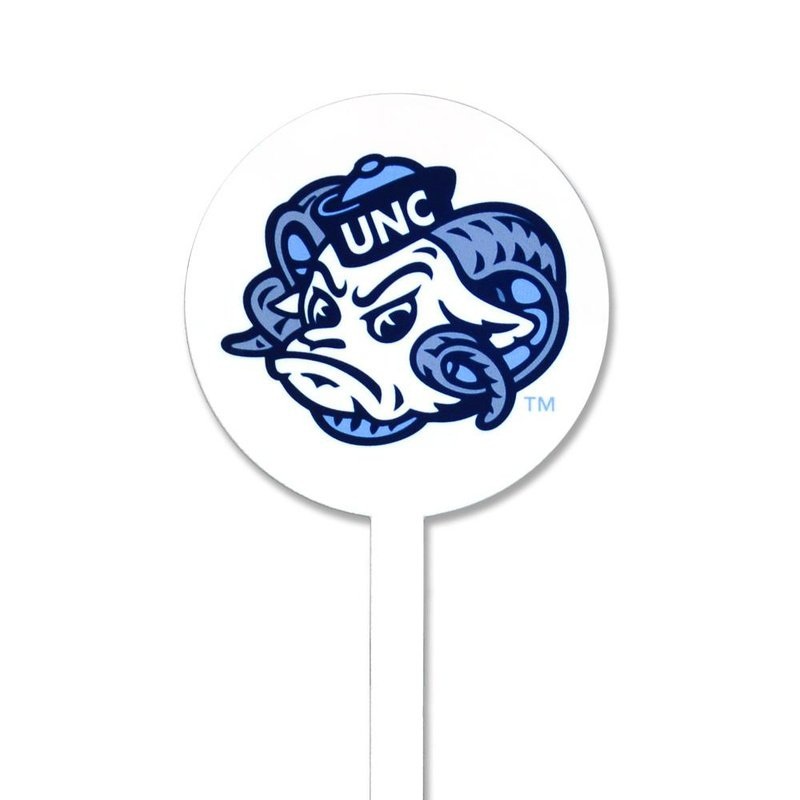 NCAA North Carolina STEEL Garden Stake- Mascot