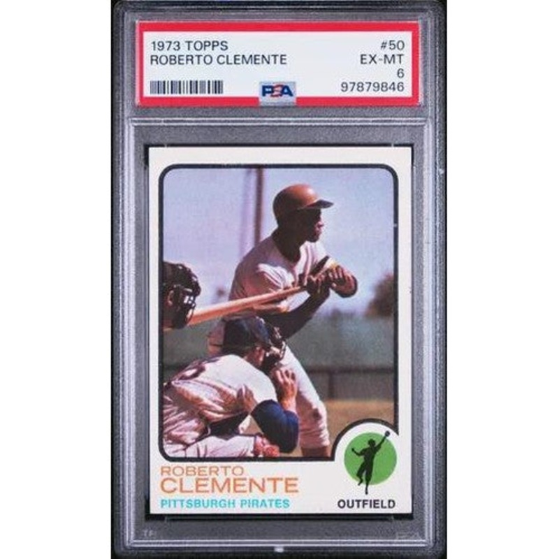 Roberto Clemente 1973 Topps #50 PSA 6