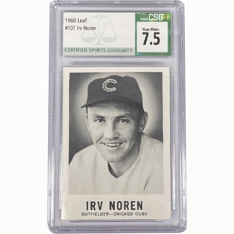 Irv Noren – 1960 Leaf #101 CSG 7.5