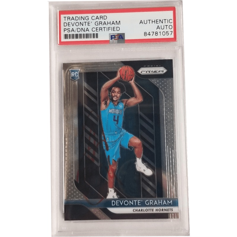 Devonte Graham: 2018 Panini Prizm PSA/DNA Certified Autograph #288