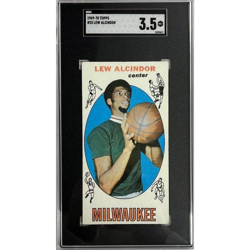 Lew Alcindor 1969-70 Topps #25 SGC 3.5