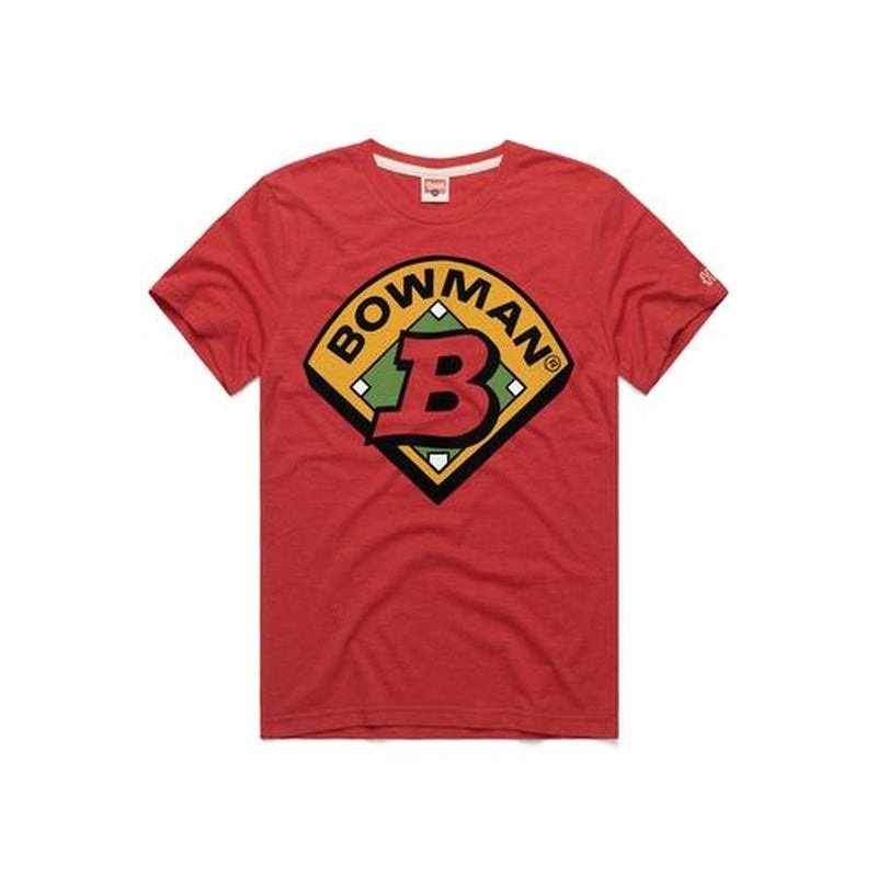 Bowman Baseball Logo – Red Tee