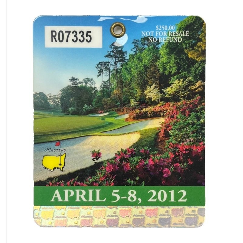 2012 Augusta Golf Pass