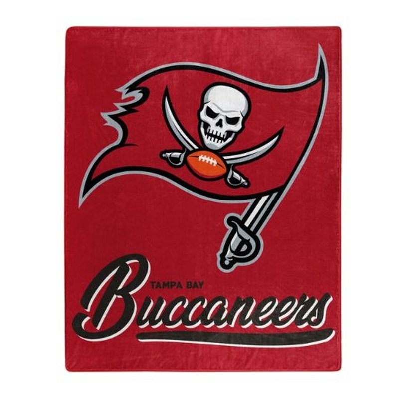 Blanket: Tampa Bay Buccaneers – 50×60 Raschel Signature Design
