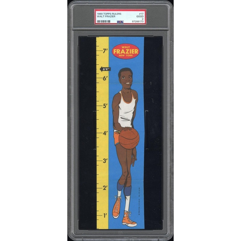 Walt Frazier 1969 Topps Rulers #17 PSA 2