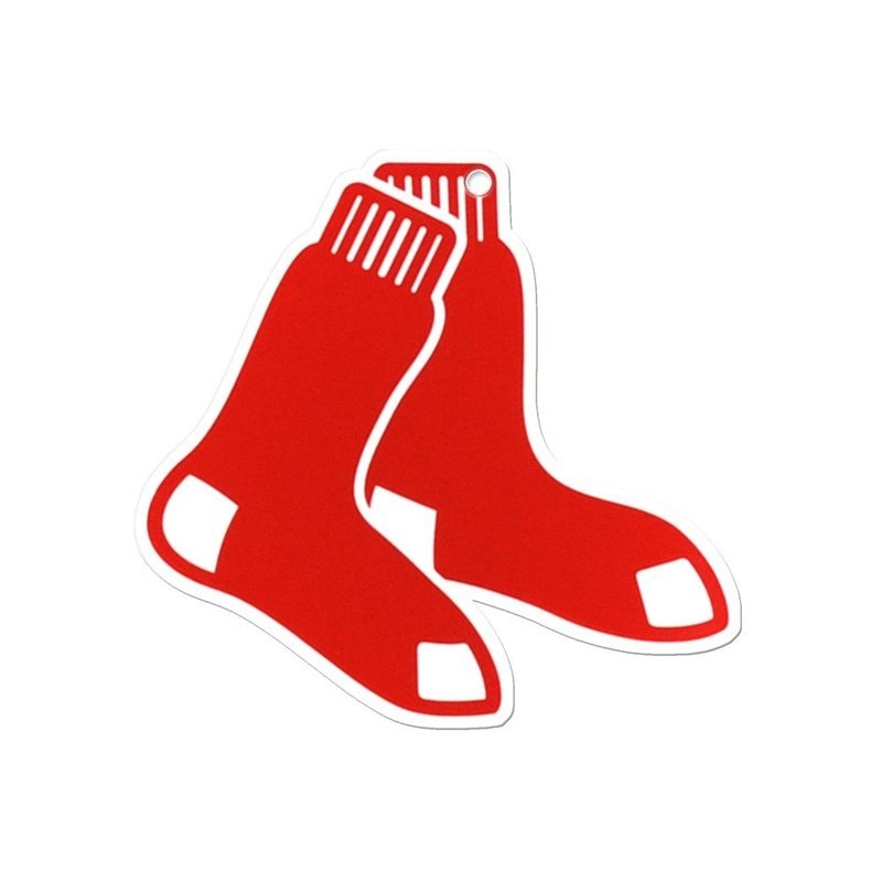 Boston Red Sox Laser Cut Steel Logo Spirit Size- Red Sox Stockings