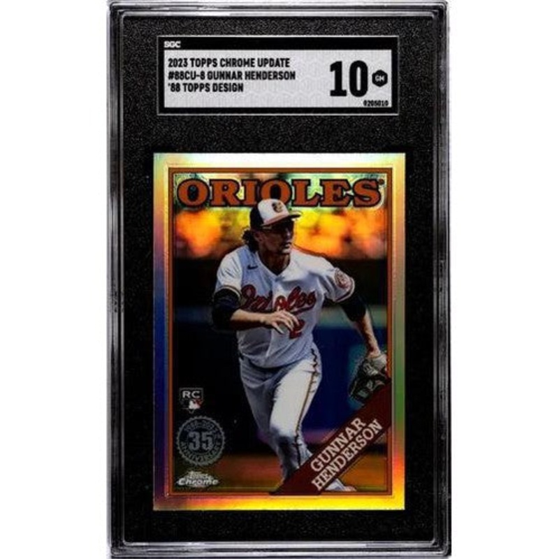Gunnar Henderson 2023 Topps Chrome Update #88CU-8 SGC 10